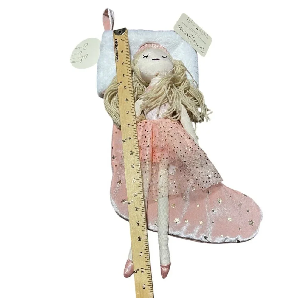 Cynthia Rowley Kids Stocking & Plush Doll Toy Set